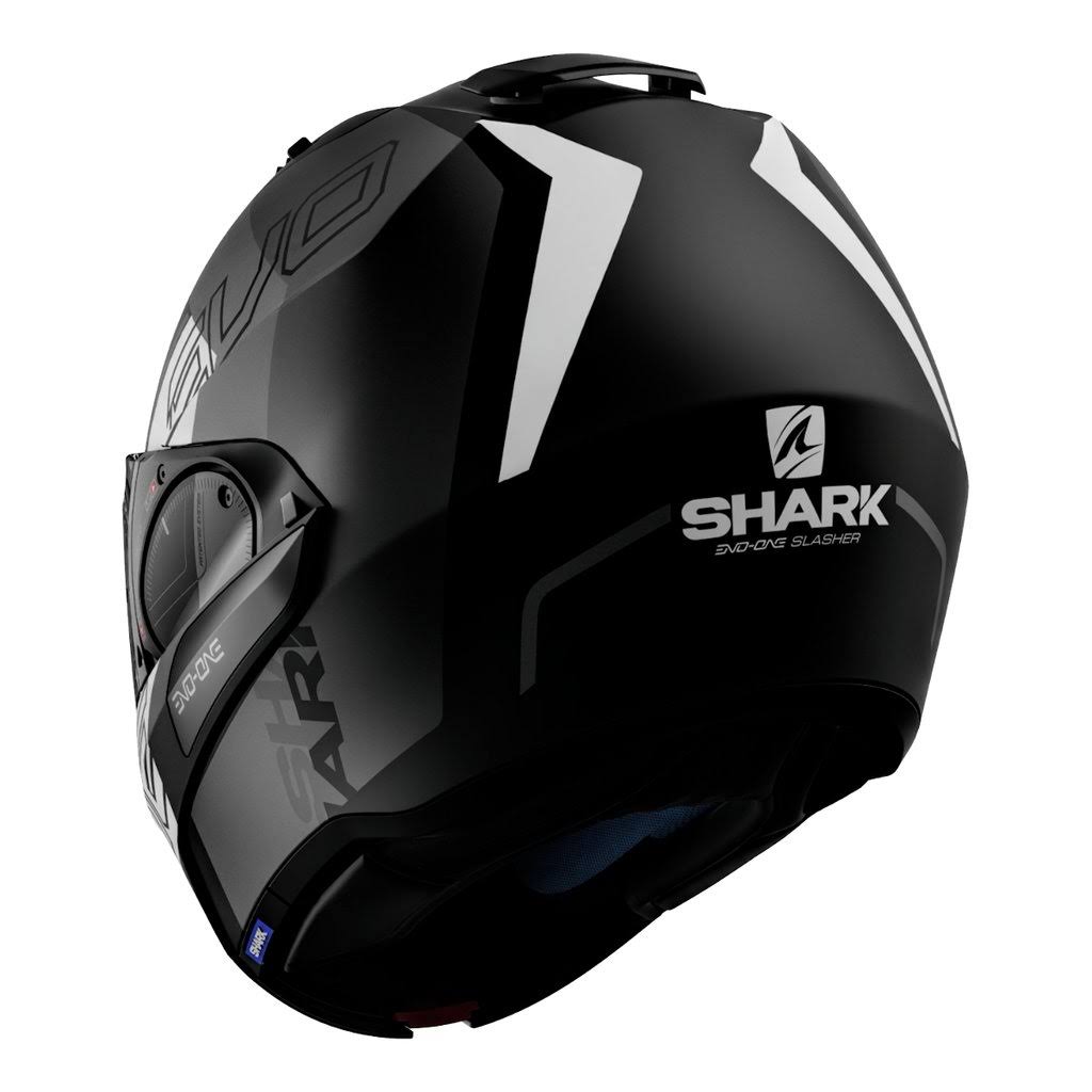 Shark Evo One 2 Helmet - Slasher - Matte Anthracite/Blue - Medium
