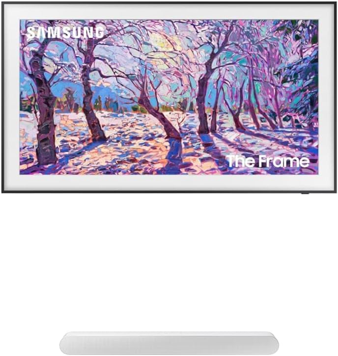 SAMSUNG 65-Inch Class QLED 4K The Frame LS03B Series, Quantum HDR, Art Mode, (QN65LS03BAFXZA) S61D 5.0ch Soundbar w/Wireless Dolby Atmos Audio, All-in-One Design, Q-Symphony (Newest Model)