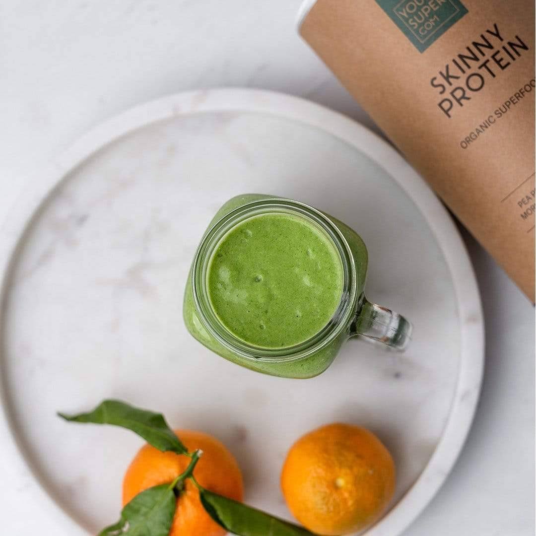 Skinny Protein Powder - Your Super - Plant Based Protein Mix | 100% Certified Organic Superfoods - Boosts Post Workout Recovery
