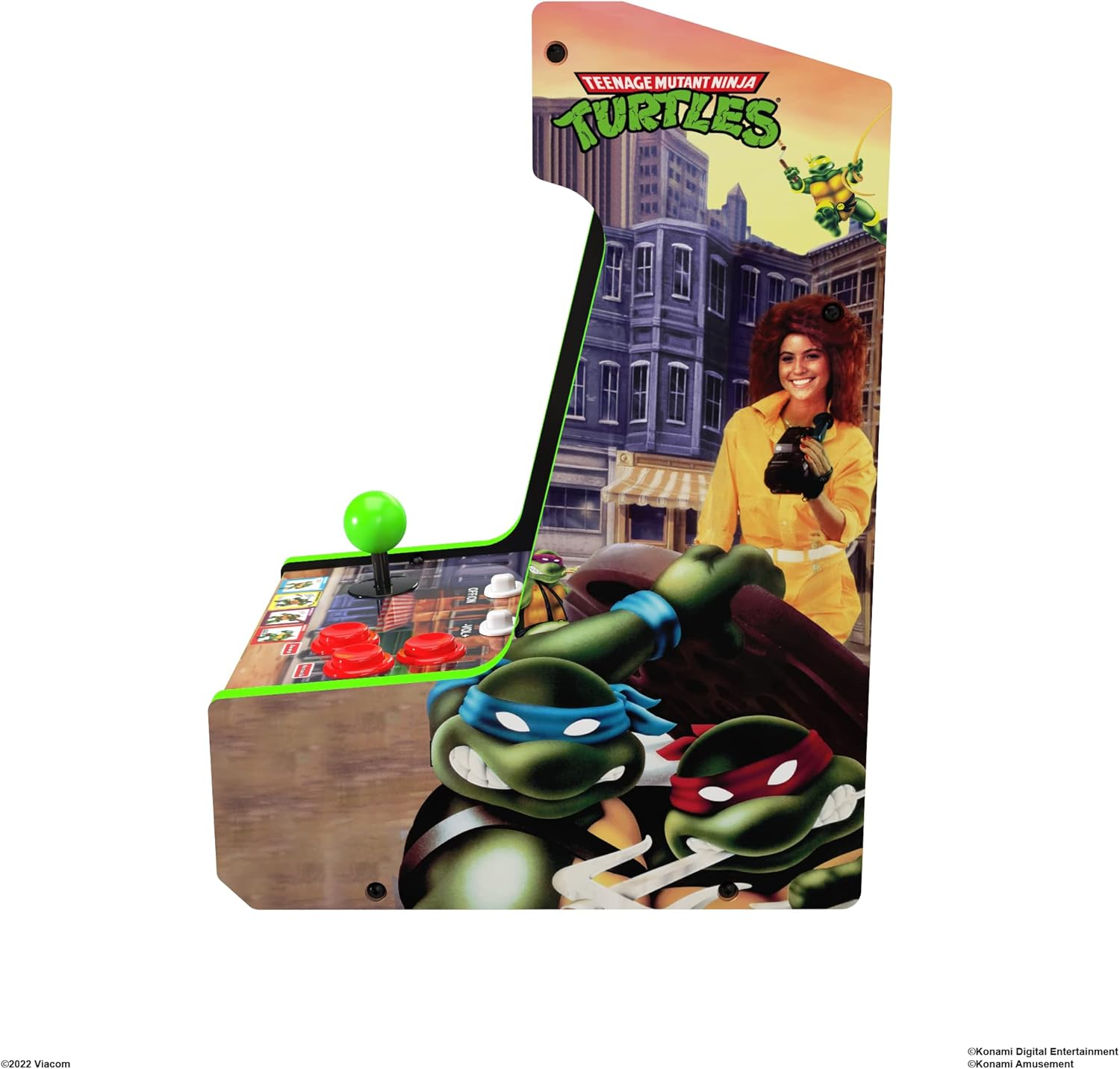 Arcade1UP Teenage Mutant Ninja Turtles Countercade 2 Games in 1