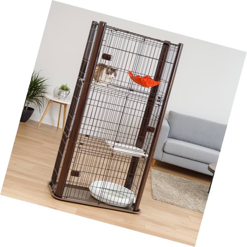 Iris 3-Tier Cat Condo, Brown