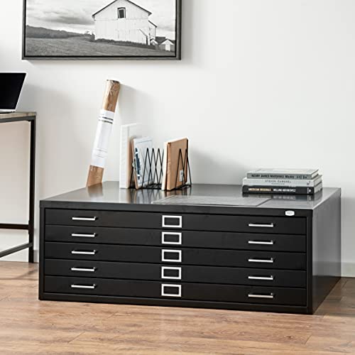 Safco Products 4997WHR Flat File Closed Base for 5-Drawer 4996WHR Flat File, Sold Separately, White