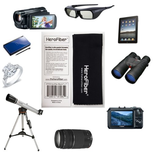 HeroFiber Canon Powershot SX530 HS 16.0 MP Digital Camera with 50x Zoom, Wi-Fi & 1080P Full HD Video + NB-6L Battery & AC/DC Charger + 10 Peices Bundle 32GB Deluxe Accessory Kit with HeroFiber® Gentle Cleaning Cloth