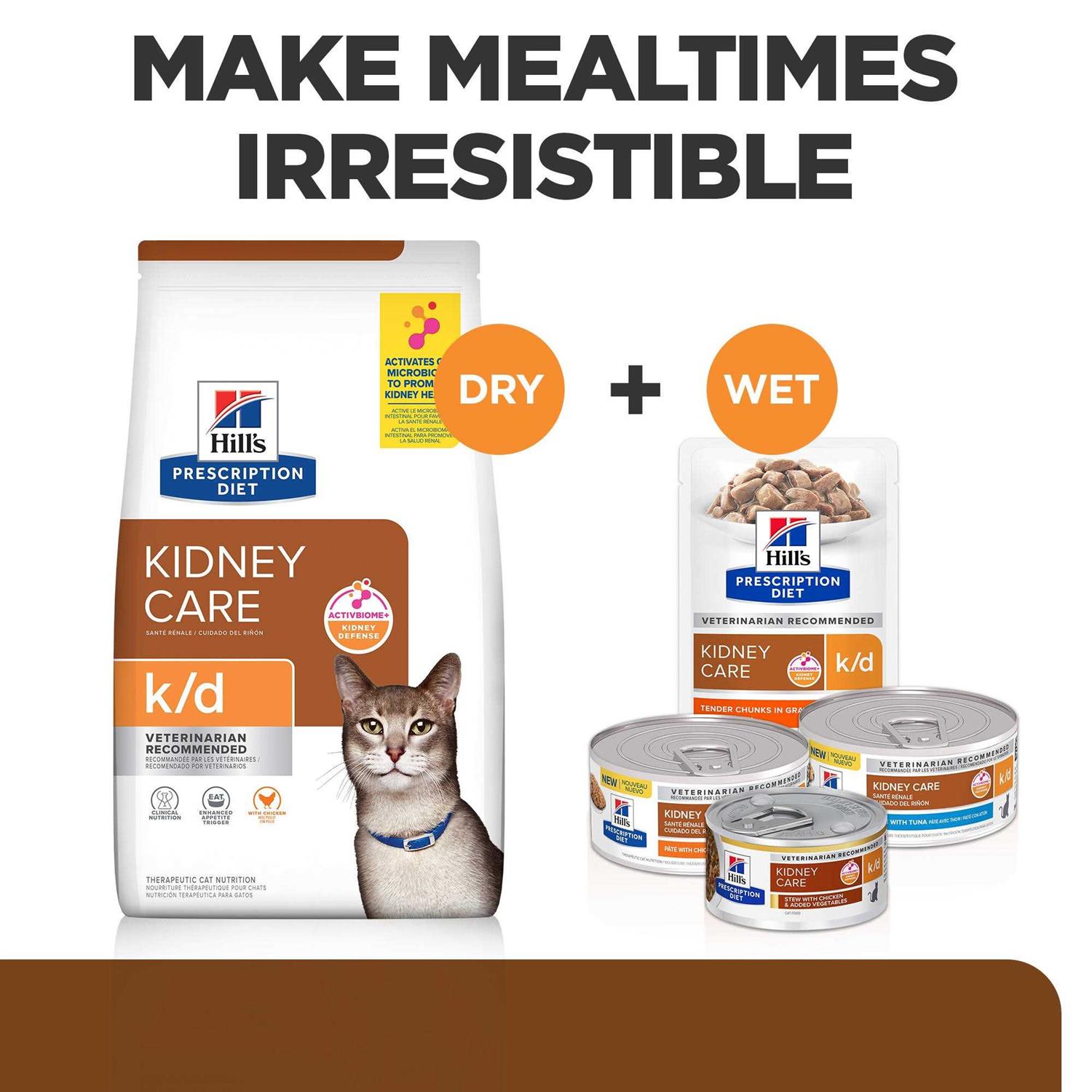 Prescription Diet k/d Kidney Care Cat Canned Food - Pet Supplies online store
