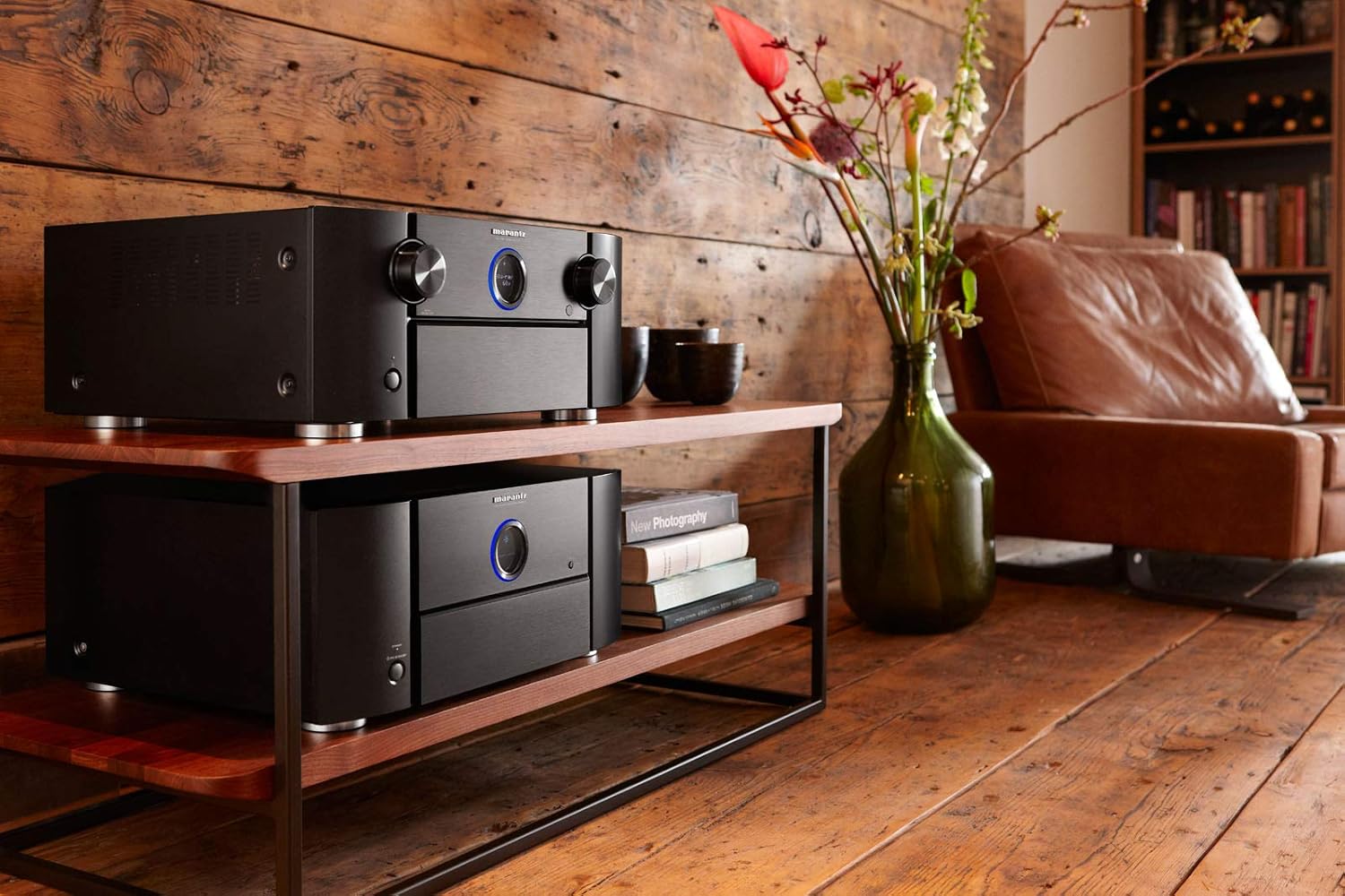 Marantz MM7055 Power Amplifier �C 5-Channel Amp for Ultimate Home Theater & Audio Systems | High-Power Capability, Quality & Design | Gold-Plated Terminals