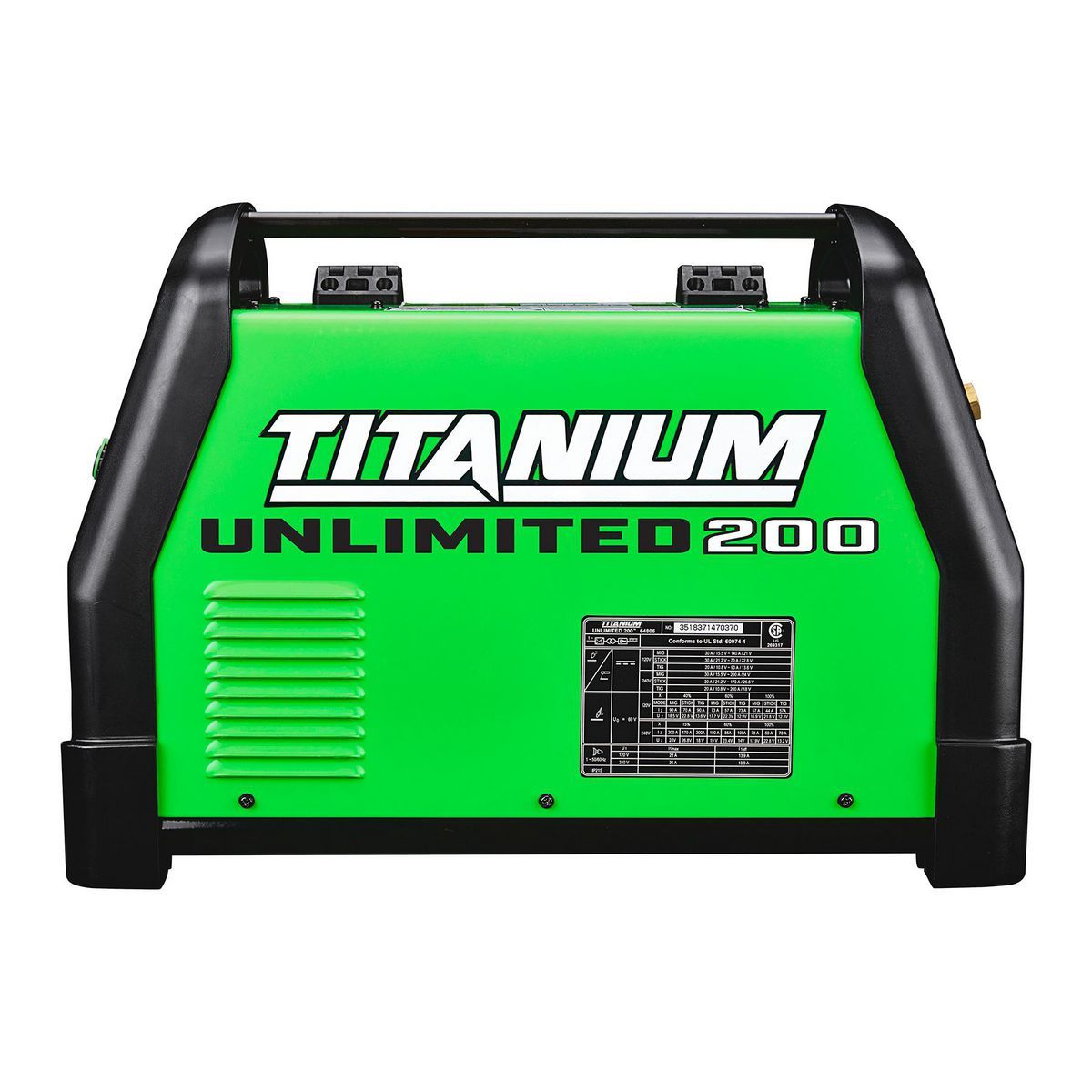 TITANIUM UNLIMITED 200 Professional Multiprocess Welder with 120/240V Input