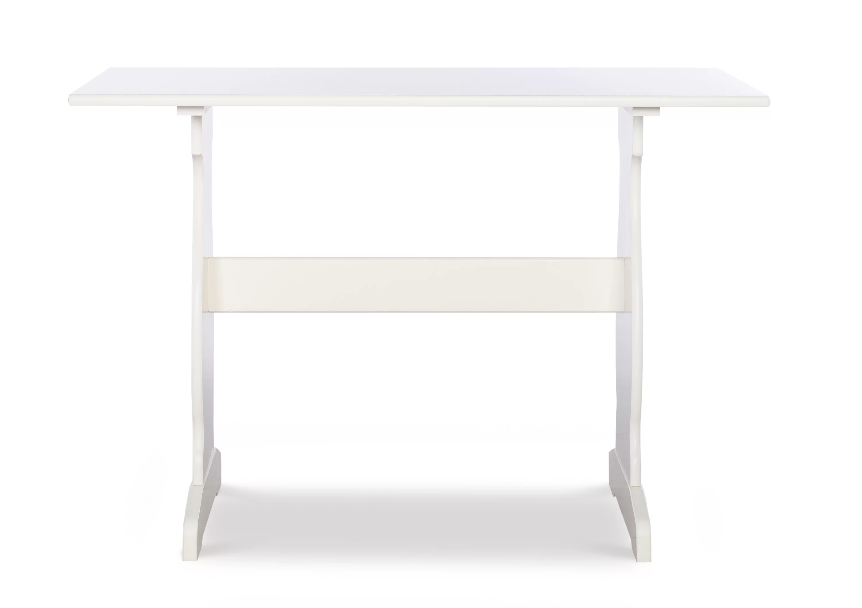 Linon Weston Corner Dining Breakfast Nook with Table and Bench, Seats 5-6, White Finish with Coffee Patterned Fabric