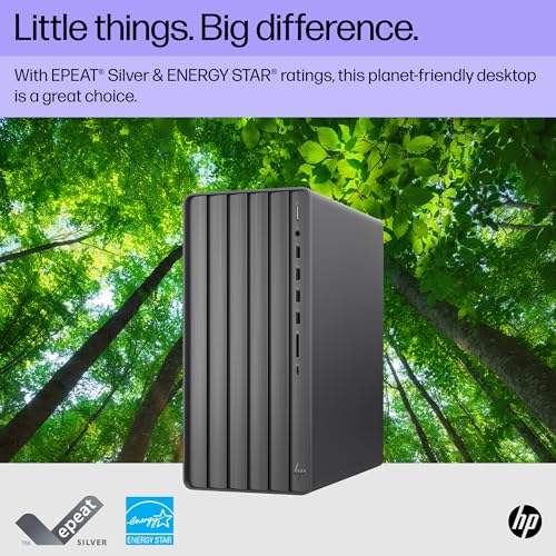 HP Envy Desktop, 12th Gen Intel Core i7-12700, 16 GB RAM, 512 GB SSD & 1 TB SATA Hard Drive, Windows 11 Pro, Wi-Fi & Bluetooth, Wired Keyboard & Mouse, Pre-Built PC Tower (TE01-3022, 2022),black
