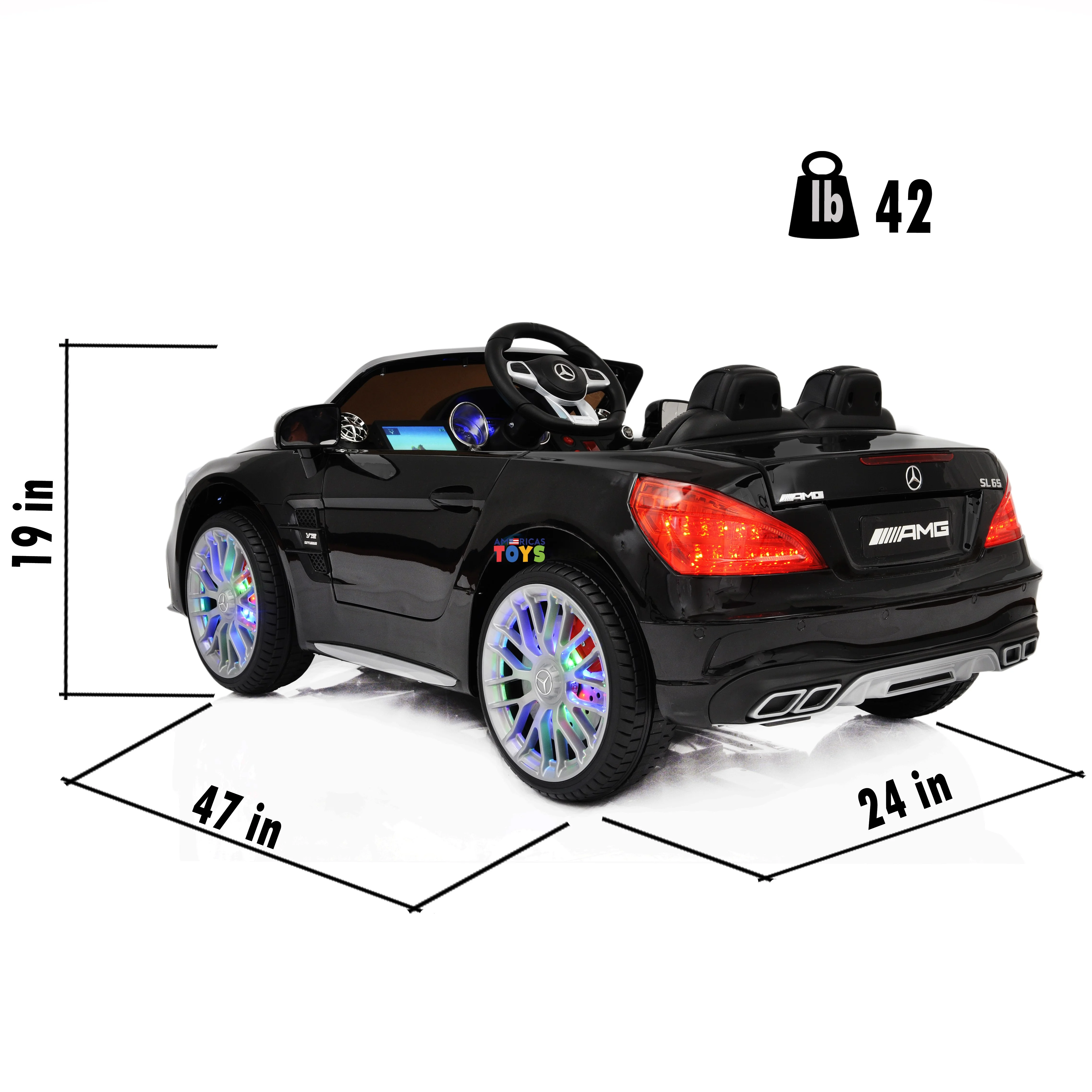 Mercedes-Benz SL65 12V Powered Ride on Car for Kids with Remote Control