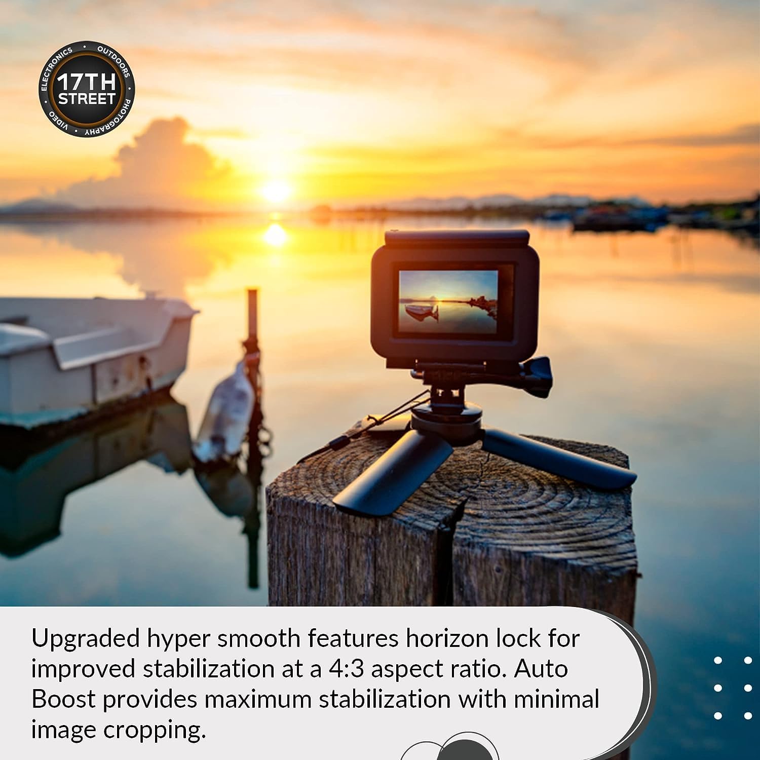 GoPro HERO11 Black 27MP Wi-Fi & Bluetooth Connectivity with Sandisk 128 GB Memory Card Enduro Rechargeable Battery (Bundle Set)