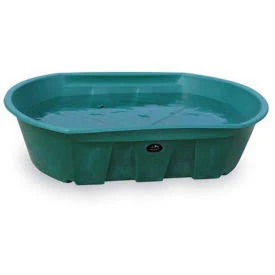 High Country Plastics Stock Tank W-300 300 Gallons, 87x22L x 62&W x 20x22H, Blue
