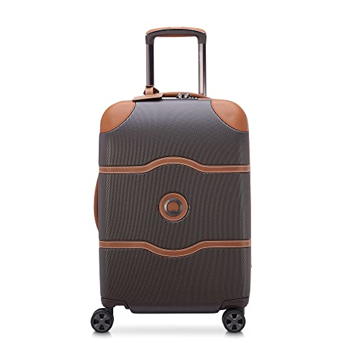 DELSEY PARIS Chatelet Air 2.0 Hardside Luggage with Spinner Wheels, Angora, Checked-Large 28 Inch