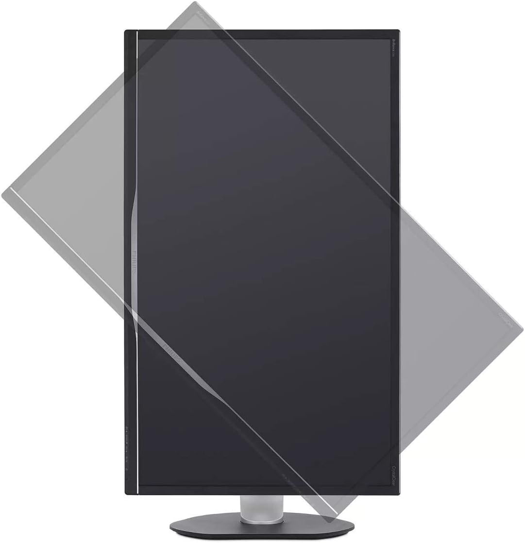 PHILIPS 328B6QJEB 32" Monitor, Quad HD 2K, IPS 128% sRGB, Speakers, USB hub, MultiView, Height Adjustable, VESA, 4Yr Advance Replacement Warranty, Black