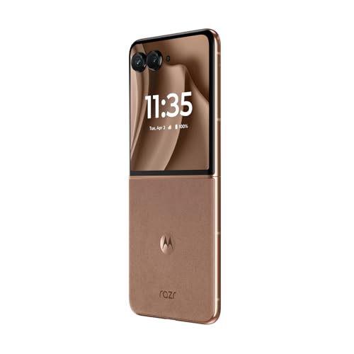 Motorola Razr+ 2025 | Unlocked | Made for US 12/256GB | 50MP Camera | Pantone Mocha Mousse