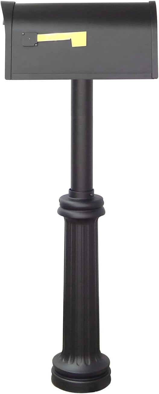 Special Lite Products Company Classic Curbside Mailbox with Locking Insert Bradford Mailbox Post