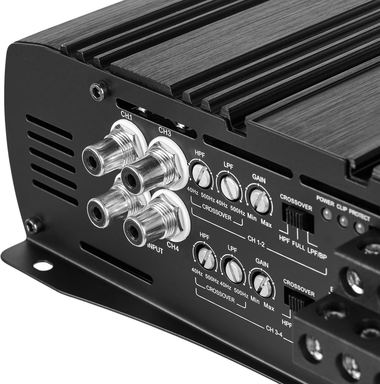 NVX XAD41 1200W RMS 1-OHM Stable Full Bridge Class D High Power Competition Full Range Bridgeable 4-Channel Car Audio MOSFET Amplifier