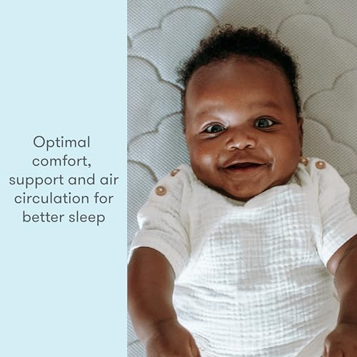 Newton Baby Crib Mattress and Toddler Bed - Waterproof - Ultra-Breathable Proven to Reduce Suffocation Risk, 100% Washable, Better Than Organic, 2-Stage Removable Cover, Deluxe 5.5" Thick - White