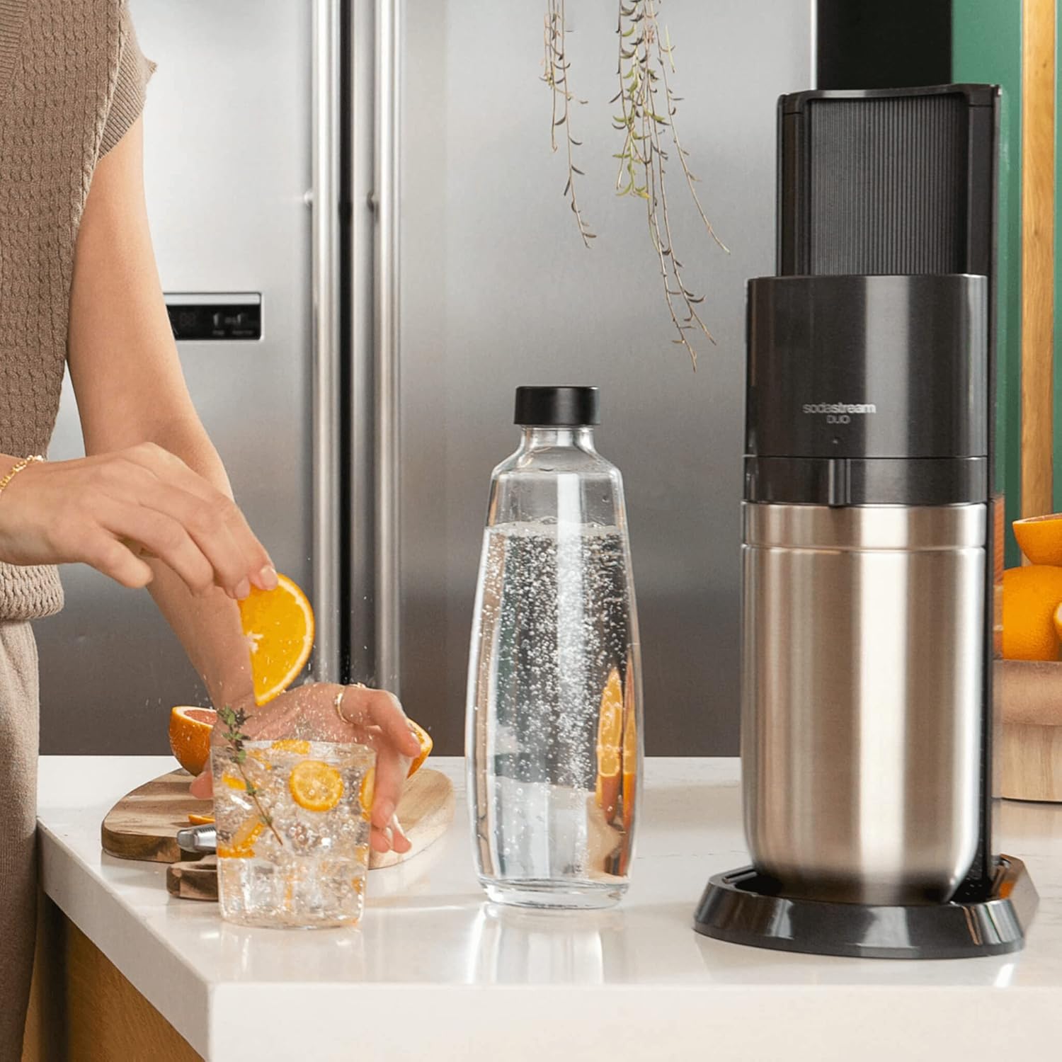 SodaStream Duo Sparkling Water Maker - Metallic Black