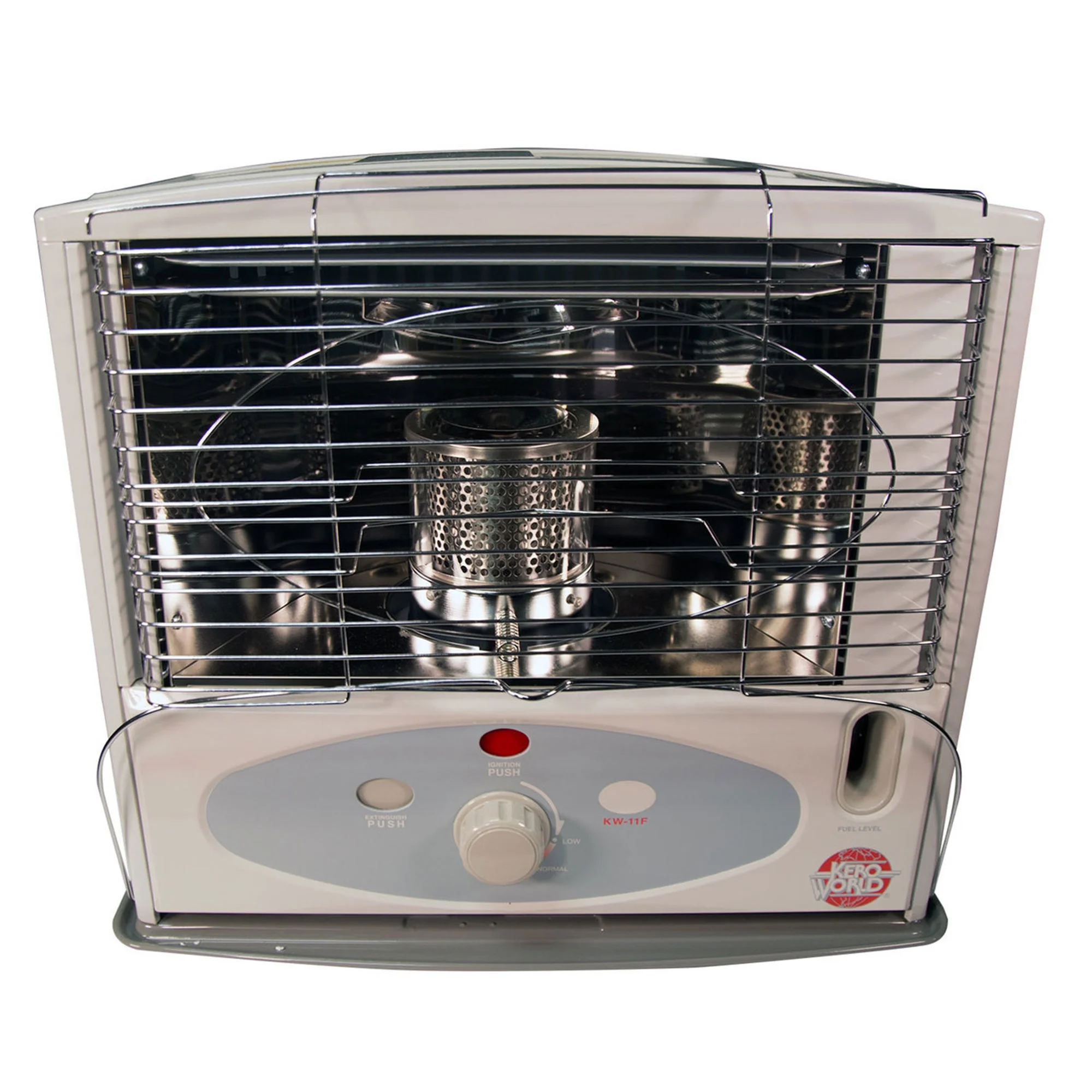 Kero World 10,000 BTU Kerosene Wick Heater with Sure-Seat Chimney System