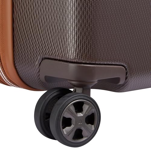DELSEY PARIS Chatelet Air 2.0 Hardside Luggage with Spinner Wheels, Angora, Checked-Large 28 Inch