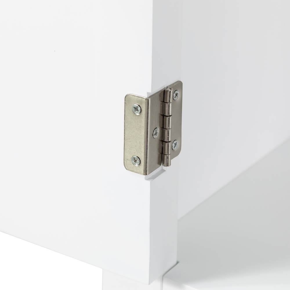 Glitzhome Bathroom Cabinet Spacesaver, White