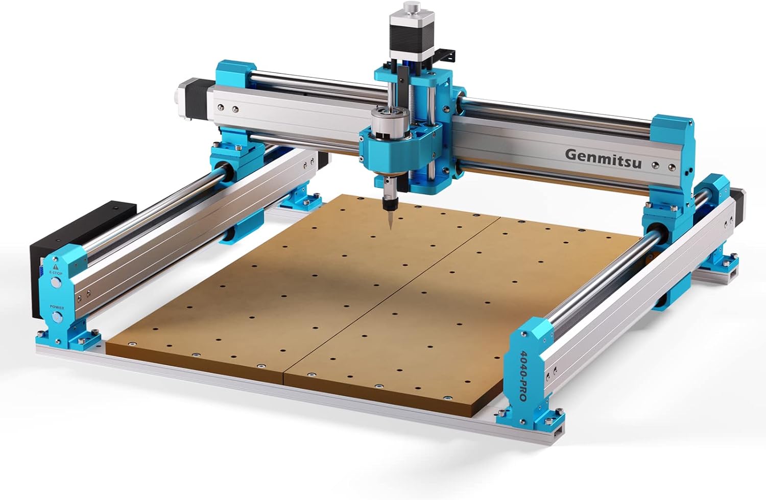 Genmitsu CNC Router Machine 4040-PRO for Woodworking Metal Acrylic Cutting Milling, GRBL Control, Lead Screw Driven, 3 Axis CNC Engraving Machine, Working Area 400 x 400 x 78mm (15.7” x 15.7” x 3.1”)