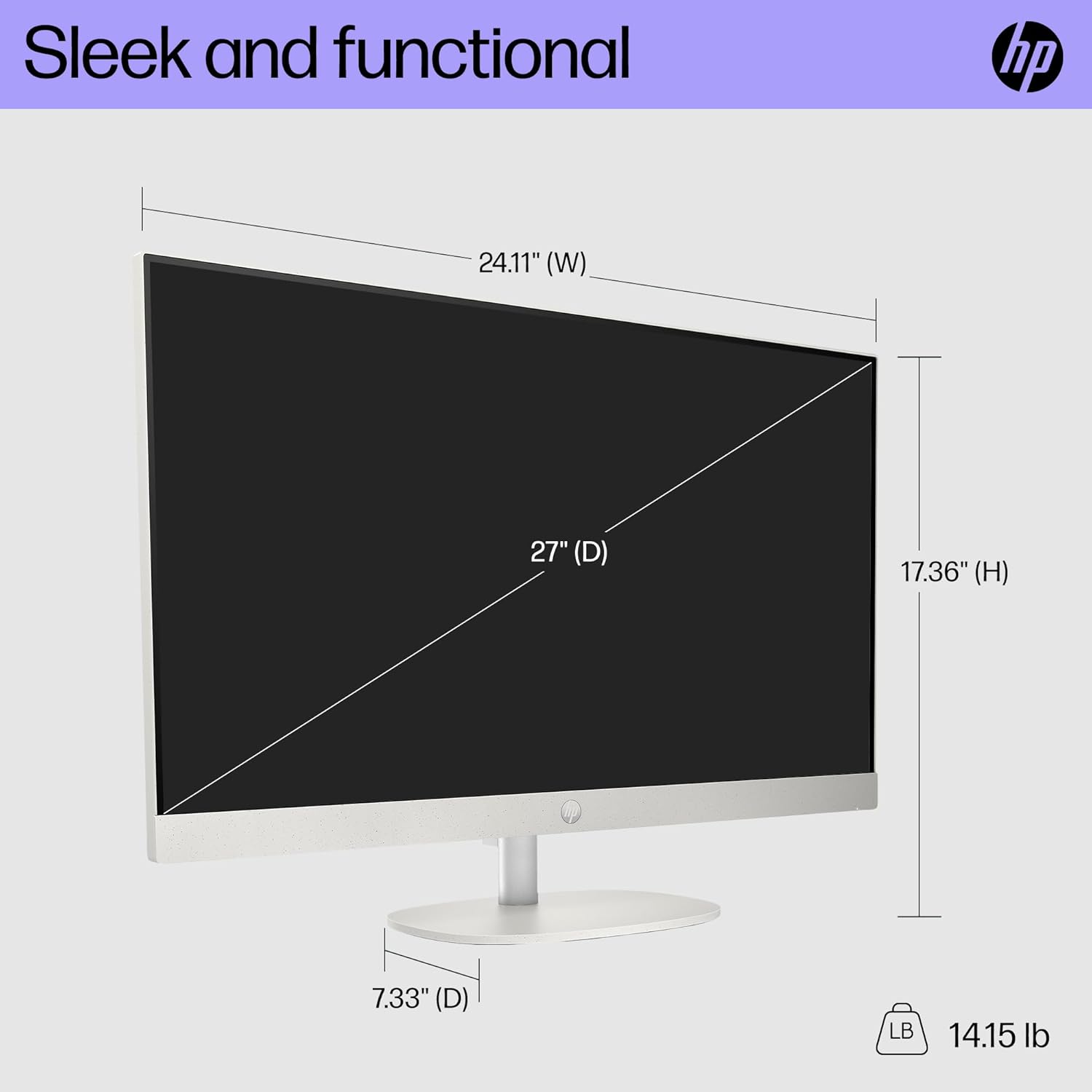 HP Newest 27" All-in-One Desktop Computer, FHD IPS Touchscreen, Intel Core Ultra 7-155U 12-Core Processor, 64GB DDR5, 1TB SSD, Wi-Fi 6, HDMI, Wireless KB&Mouse, Windows 11 Home, P500 Portable SSD