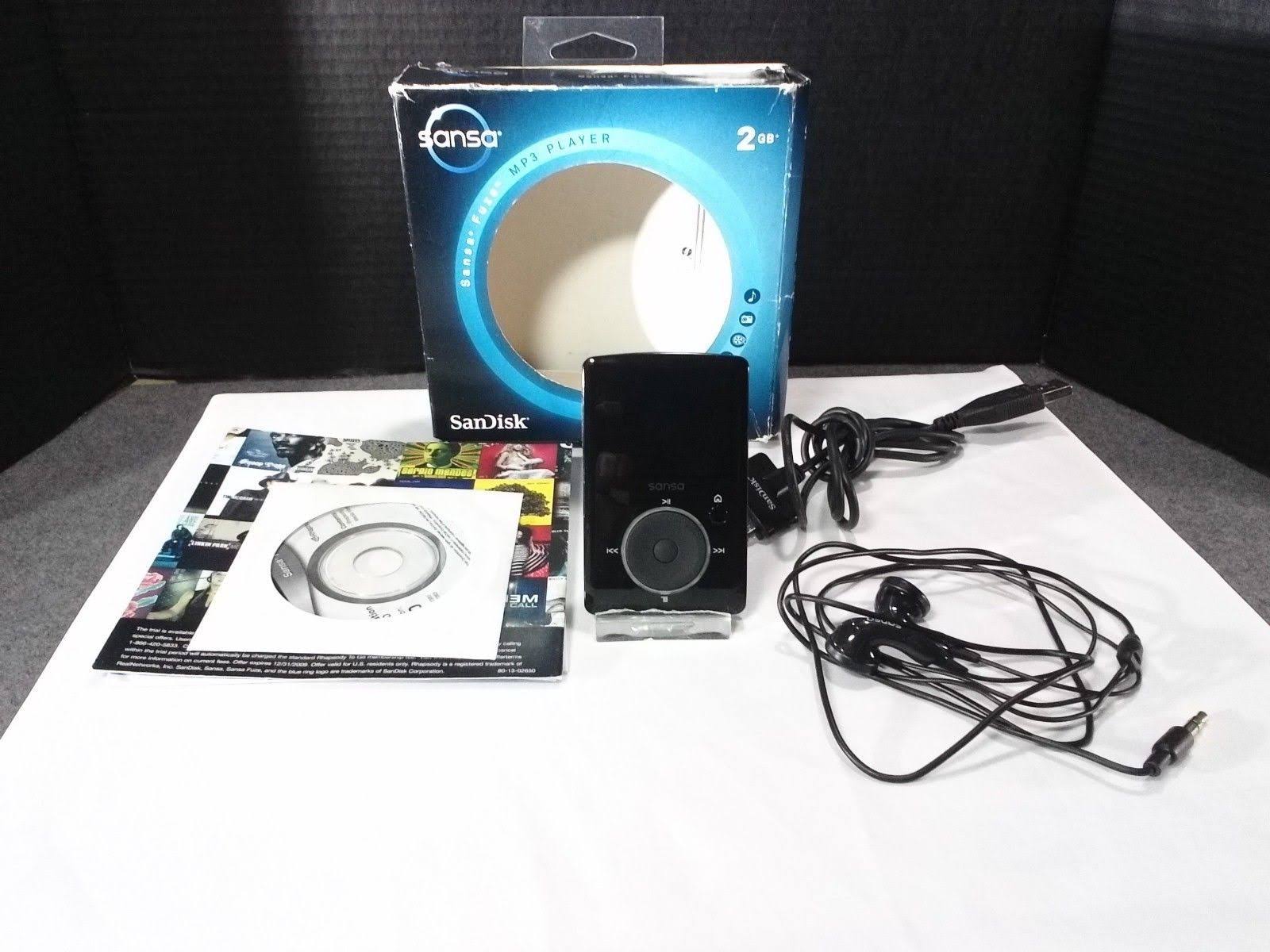 SanDisk Sansa Fuze Black (2 GB) Digital Media Player