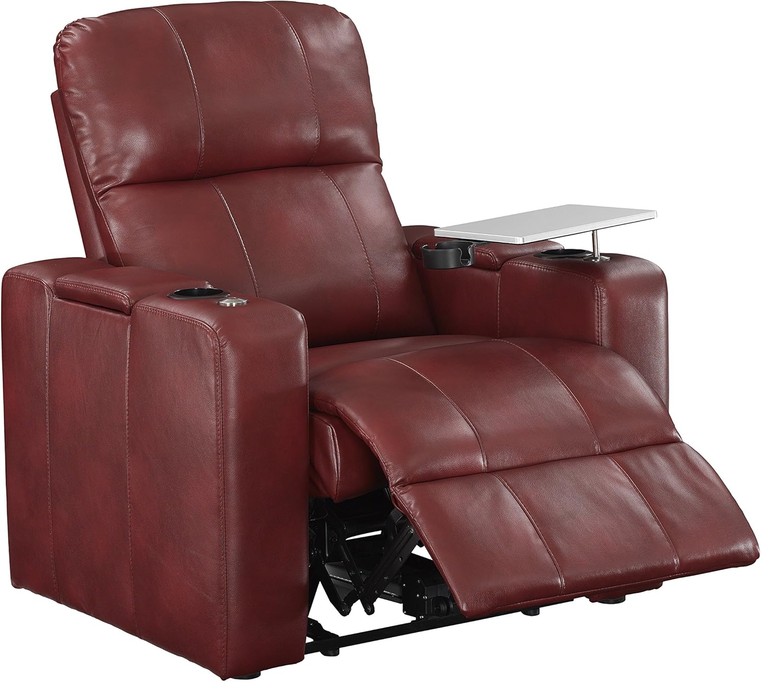 Pulaski Larson Theatre Recliner, 38.0" L X 39.5" W X 43.0" H, Black