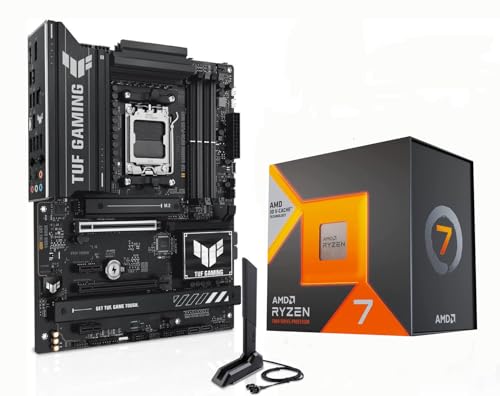 MICRO CENTER AMD Ryzen 7 7800X3D 8-Core16-Thread Desktop Processor with ASUS ROG Strix B650E-F Gaming WiFi AM5 Gaming Motherboard