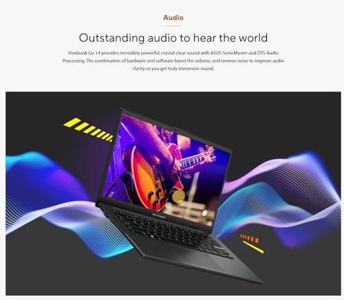 ASUS 2024 Vivobook Go Laptop | Intel 12th 6-Core i3 Upto 4.40 Ghz | 14” FHD LED Display | 24GB RAM | 512GB SSD | 1.3kg Light | 17.3mm Thin | Windows 11 Pro | Black