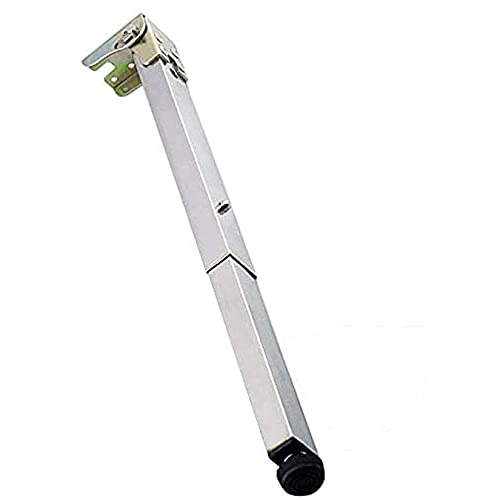 1 Pcs Furniture Legs,Foldable Lifting Table Legs,Stainless Steel Telescopic Bar Table Support Feet,Adjustable Protective Base,with Screws (80cm/31.49in,Silver)