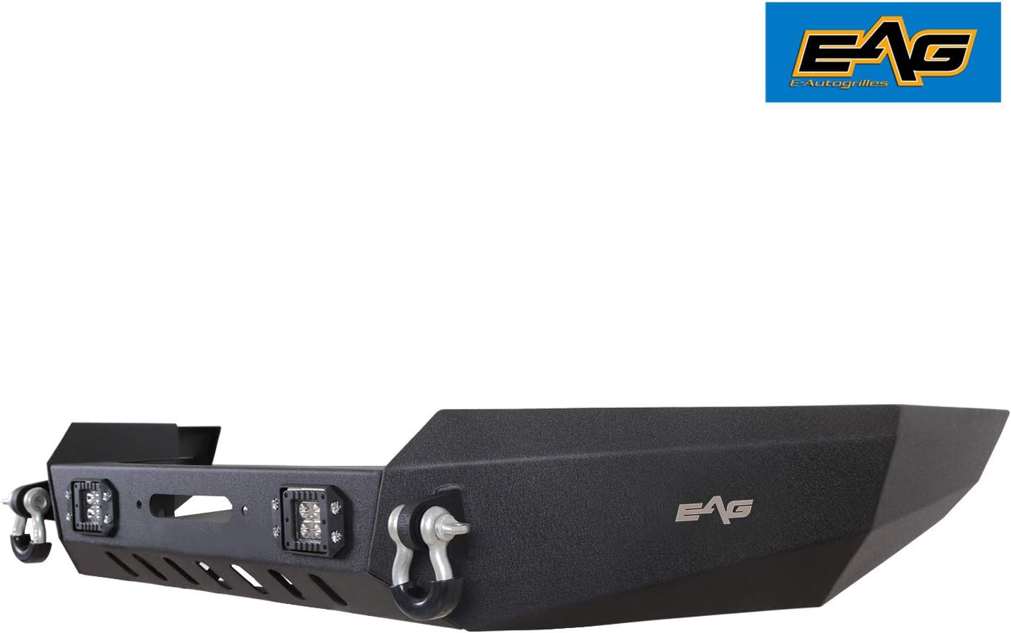 EAG Assembled Front Bumper with LED lights Compatible with 1999-2004 Grand Cherokee WJ