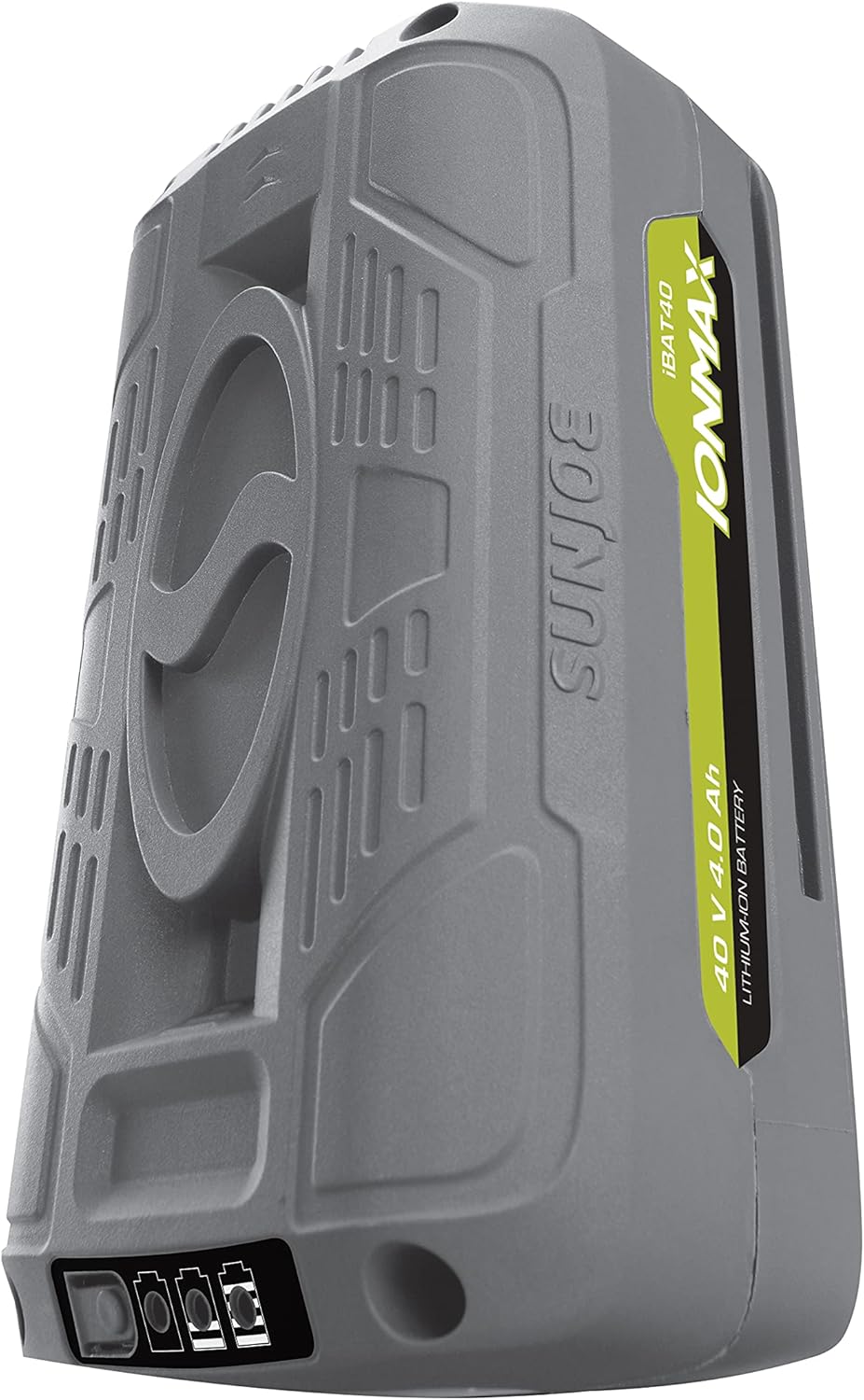 Snow Joe IBAT40-RM EcoSharp Lithium-Ion Battery, 40 Volt, 4.0 Ah, Gray (Certified Refurbished)
