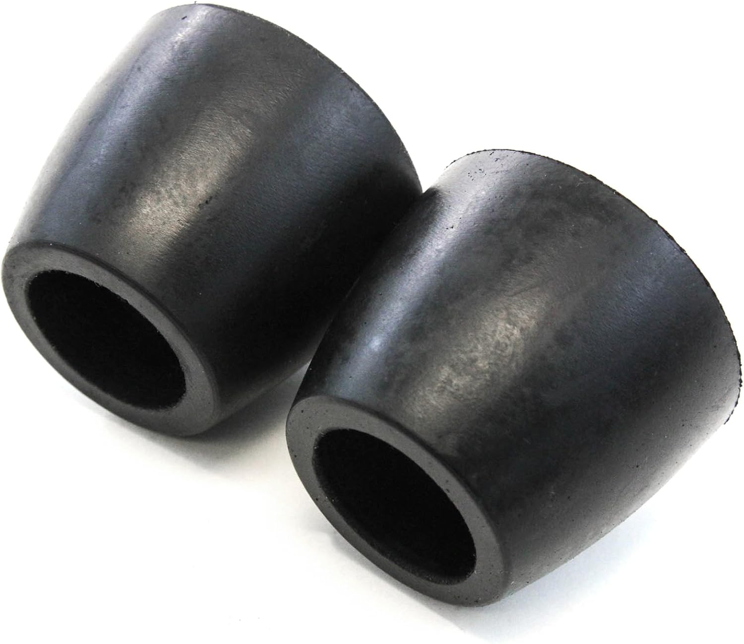 Red Hound Auto 10 Rubber Bumpers Trailer Compatible with Ramp Door Truck 2 Inches Thick Cone Replacement Cargo Stop Pack of 2