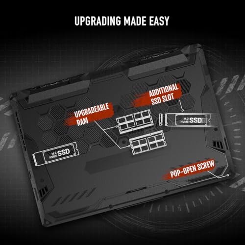 ASUS TUF Gaming F15 Gaming Laptop, 15.6” 144Hz FHD Display, Intel Core i5-11400H Processor, GeForce RTX 2050, 8GB DDR4 RAM, 512GB PCIe SSD Gen 3, Wi-Fi 6, Windows 11, FX506HF-ES51,Graphite Black
