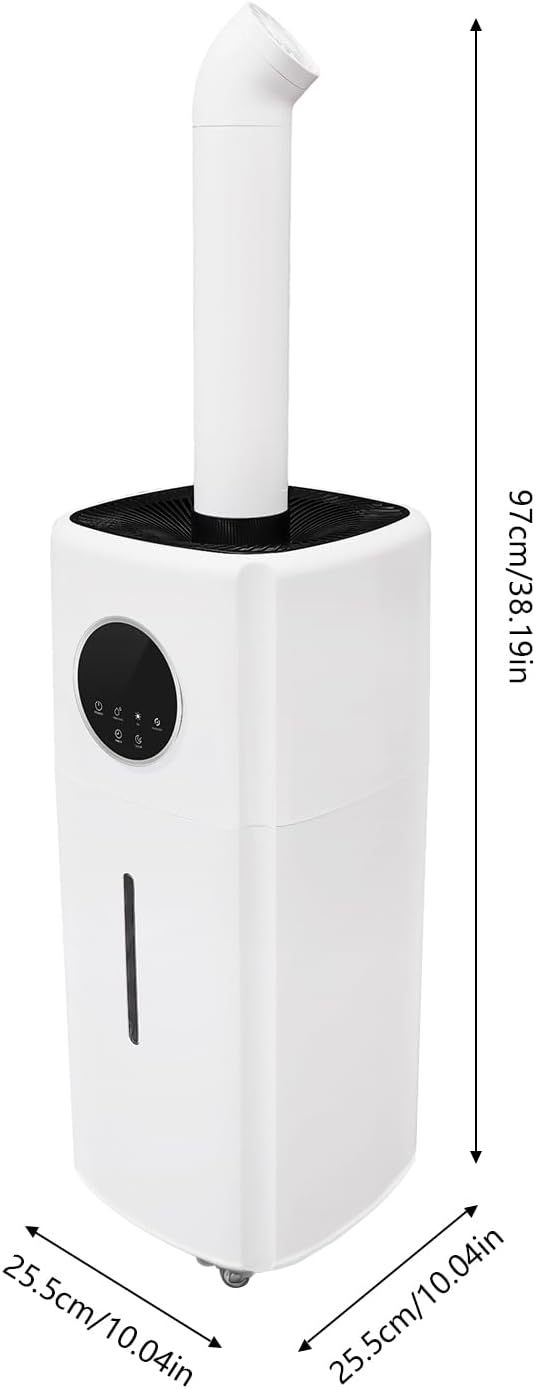 Commercial Industrial Humidifier Large Room Humidifiers 5.5gal/21l Large Humidifier Whole House Humidifier 3000 Sq.Ft, 3 Speed Whole House Humidifier with Remote Control& 360°Nozzle