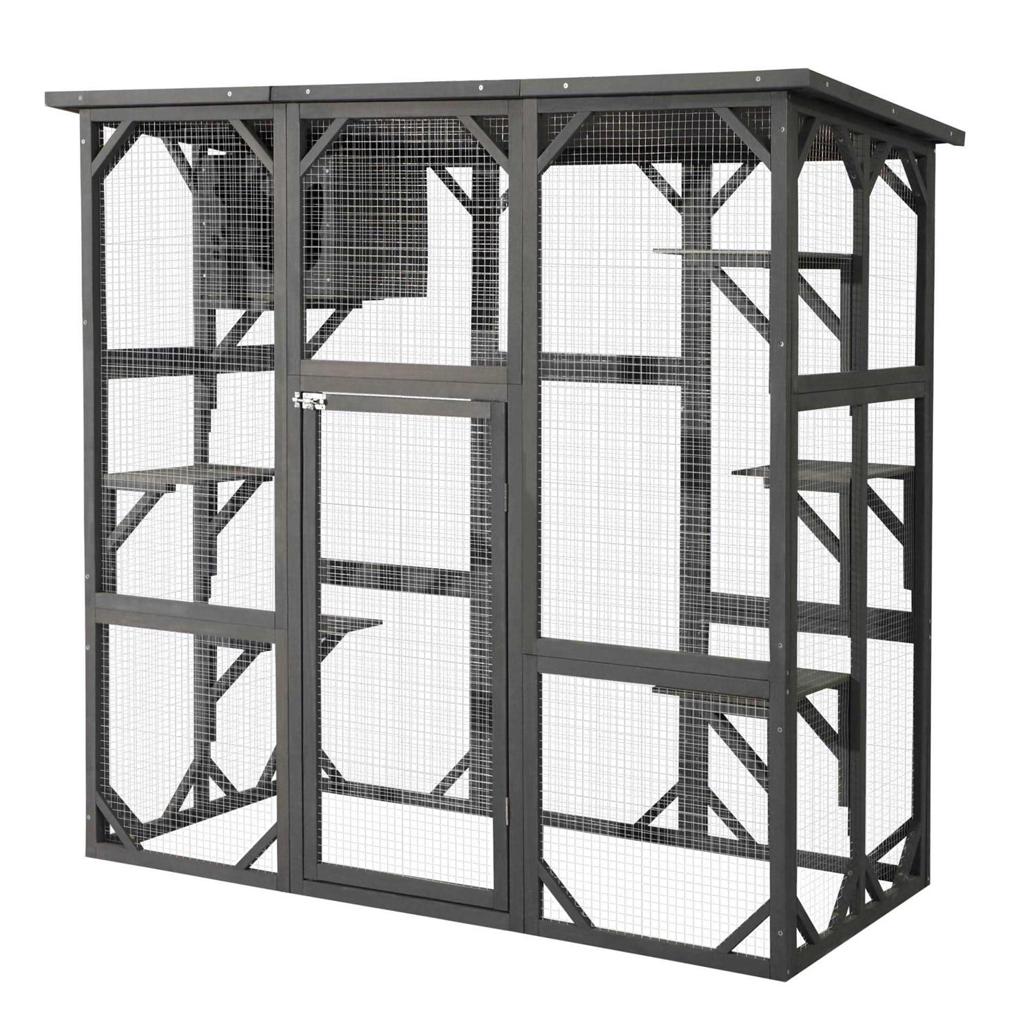JOVNO Catio Outdoor Cat Playpen 1PS9802MGR-05 - Pet Supplies online store