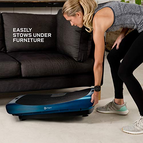 LifePro Rumblex 4D Pro Vibration Plate - Whole Body Vibration Platform Exercise Machine - Home Workout Equipment for Weight Loss, Toning & Wellness - Full Bundle of Bands, Straps & Accessories