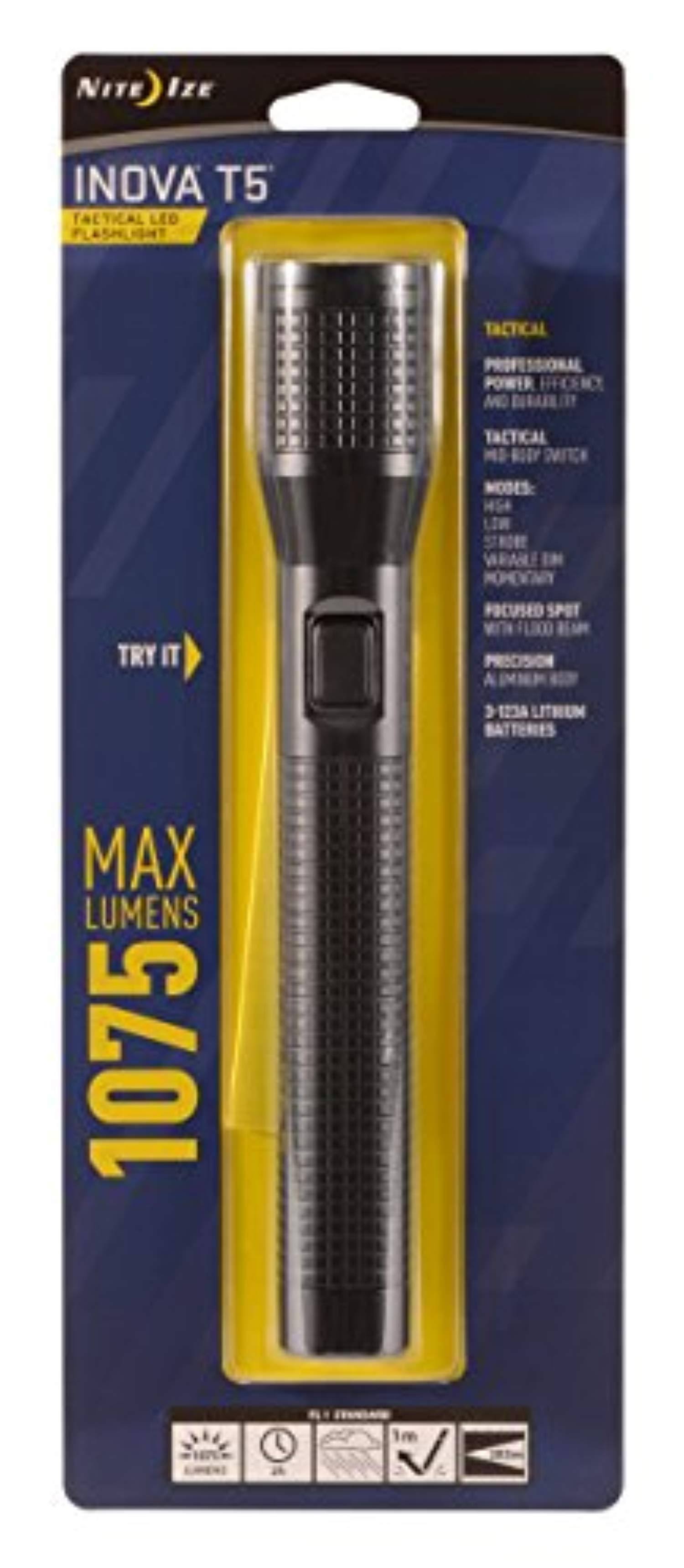 Nite Ize Inova T5 Tactical LED Flashlight - Black