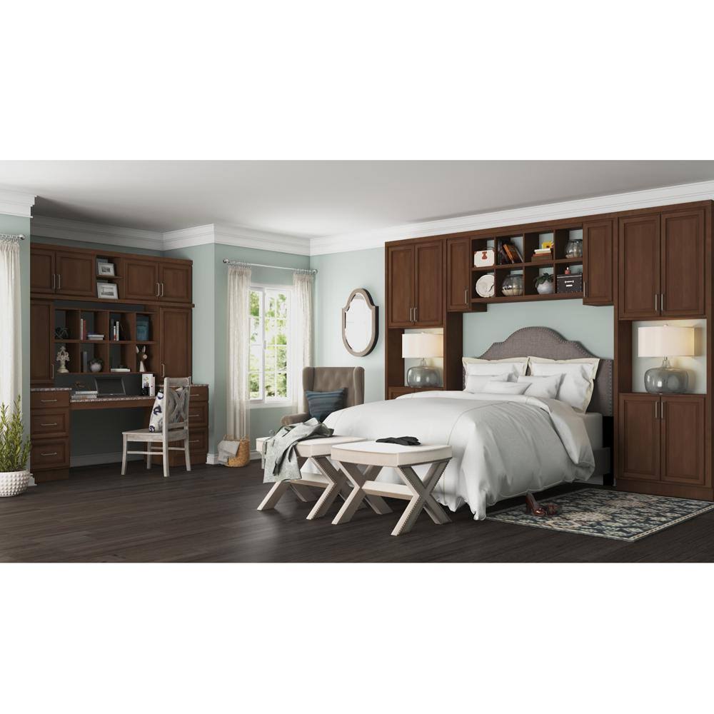 Hampton Assembled 36x30x12 in. Wall Kitchen Cabinet in Cognac