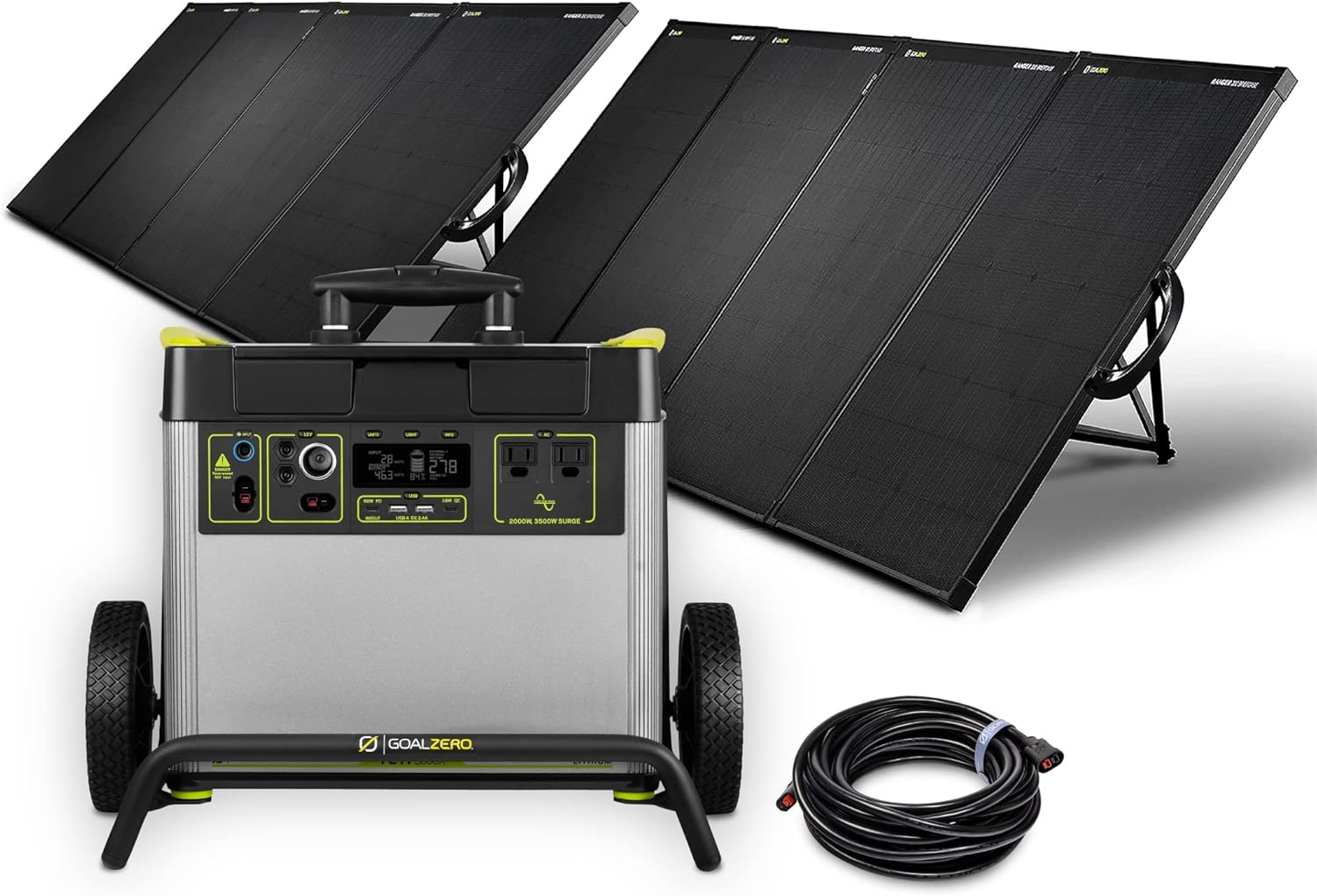 Goal Zero Yeti 6000X Portable Power Station, 6,071-Watt-Hours Portable Lithium-Battery Generator with 2,000-Watt AC Inverter, Solar Generator for Indoor and Outdoor Use