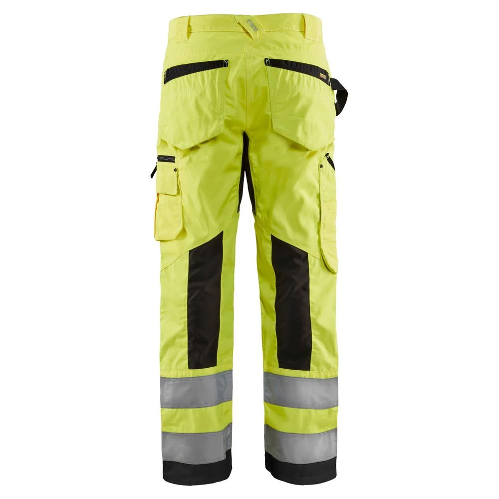 Blaklader Hi-Vis Rip Stop Pant 32 28 Yellow / Black