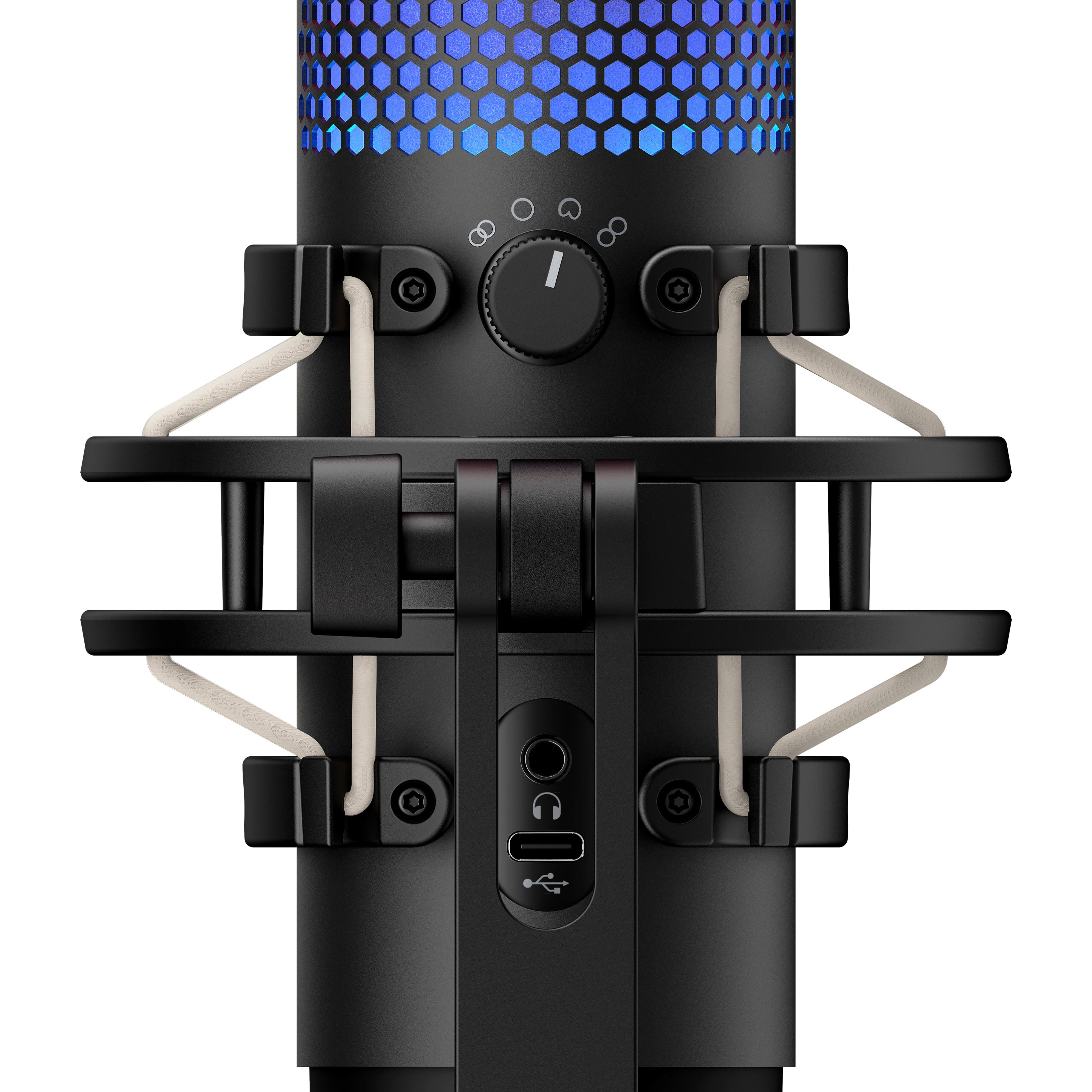 HyperX QuadCast S RGB USB Condenser Microphone - Black