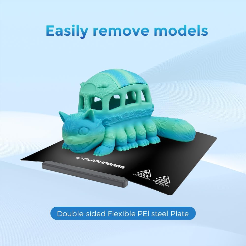 FLASHFORGE Adventurer 5M Pro 3D Printer and FLASHFORGE Smooth PC Platform
