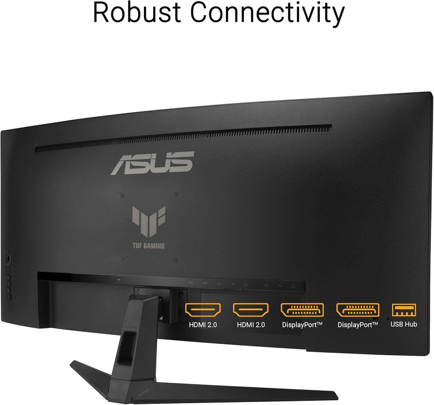 ASUS TUF Gaming 34” Ultra-Wide Curved Monitor (VG34VQ3B) – 21:9 QHD (3440x1440), 180Hz, 1ms, Extreme Low Motion Blur Sync, FreeSync Premium, Speaker, 90% DCI-P3, DisplayWidget Center, 3 yr Warranty