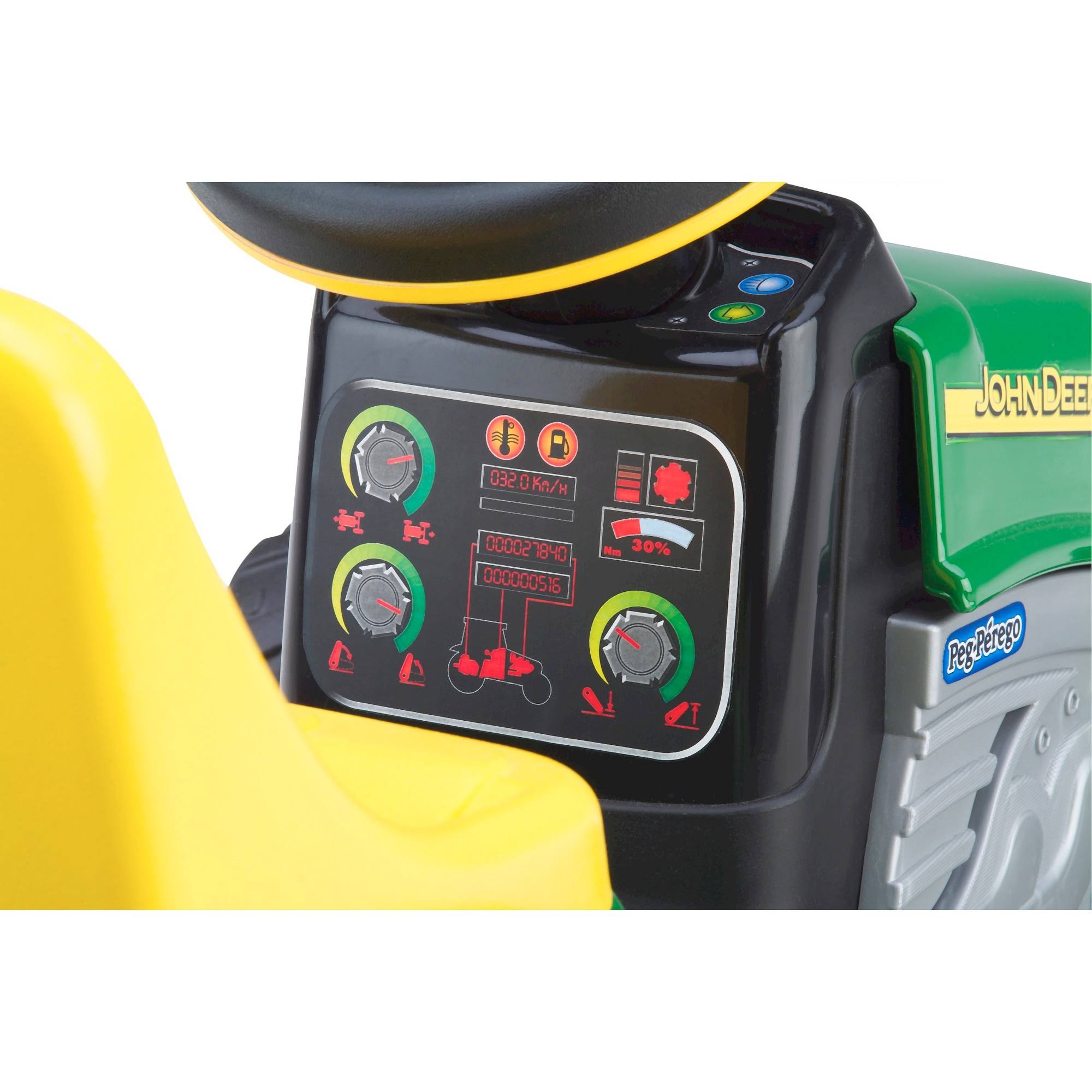 Peg Perego John Deere Farm Tractor and Trailer Pedal Ride-On