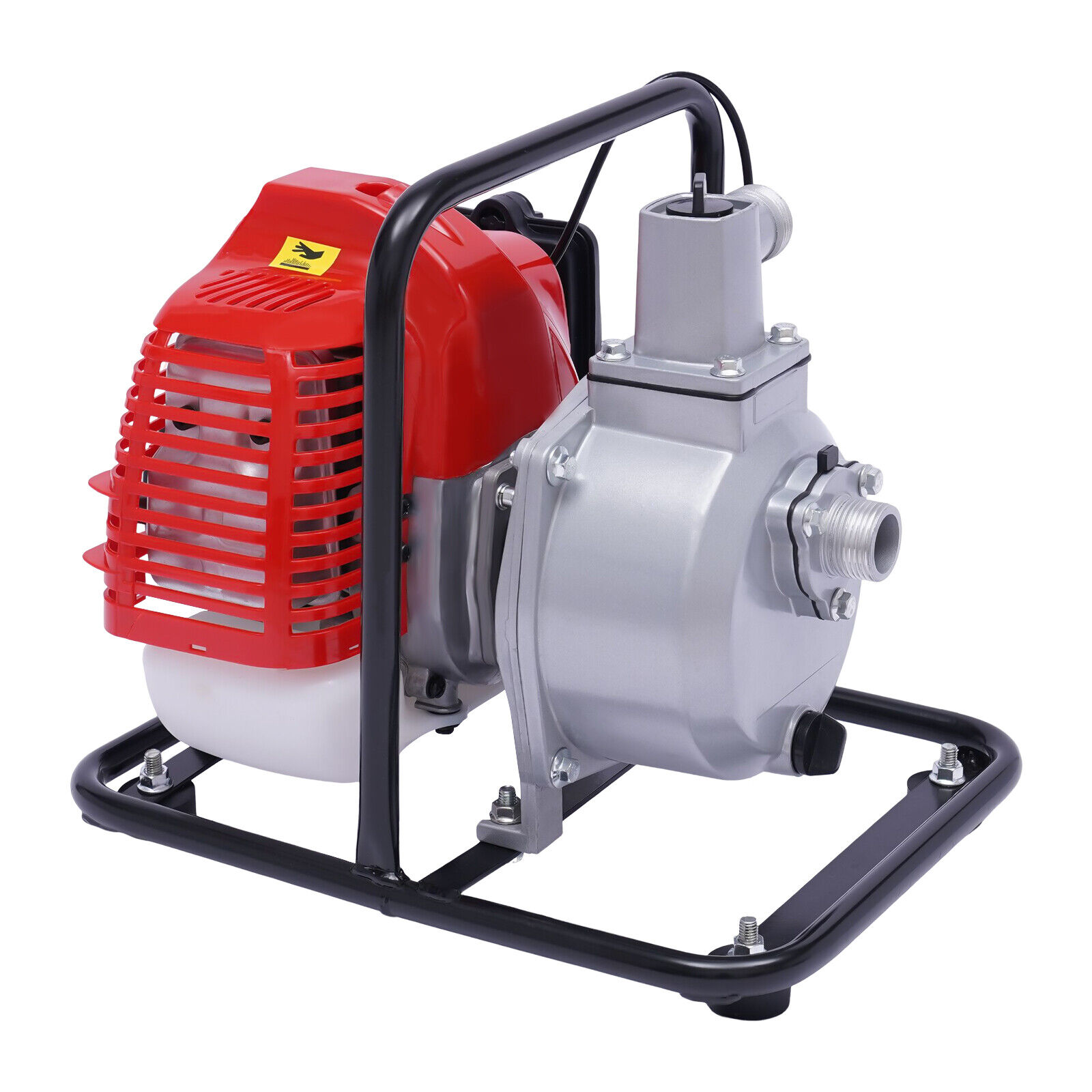 Oukaning Portable 43CC Gas Powered Water Pump Flood Irrigation 2.0 HP Water Transfer Pump