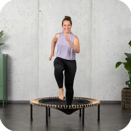 bellicon Fitness Rebounder | Screw-on Legs & Bungee Suspension up to 200 lbs | 3-part Frame Rebounder