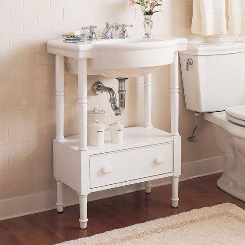 American Standard 0282.008.020 Retrospect Pedestal Console Sink Top with | White